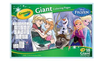 Crayola Frozen Giant Coloring Pages