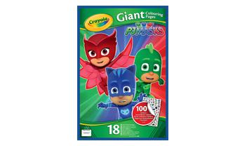 Giant Coloring pages & stickers PJ Masks