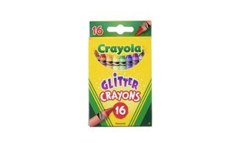 Glitter 16 Wax Crayons